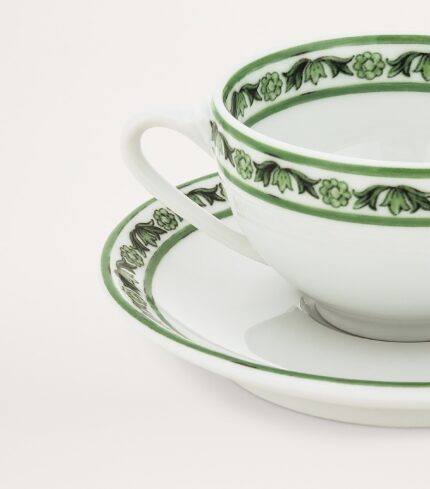 Set of 2 Coffee Cups and Saucers